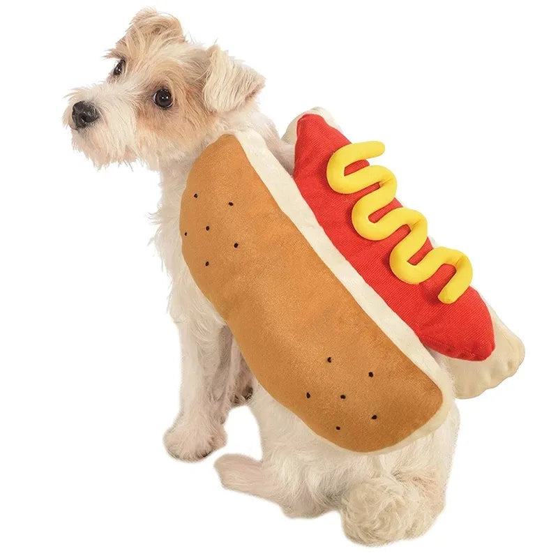 Fantasia hot dog/salsicha para cachorro