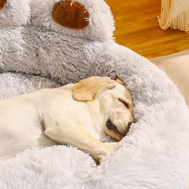Mega cama Pata de Urso para cães e gatos - super conforto!